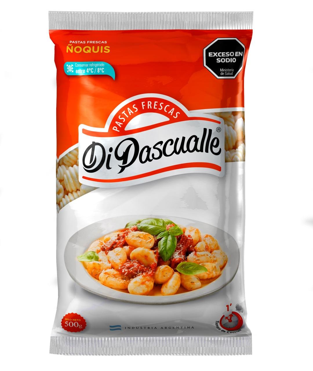 ÑOQUIS BOLSA x 500 Gr. DIPASCUALLE