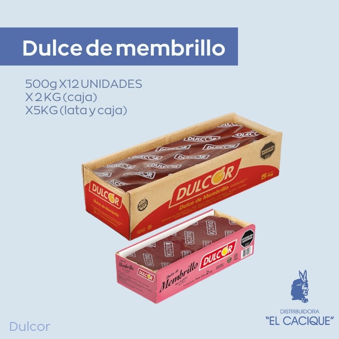 D.MEMBRILLO X 5 KGS. DULCOR(caja)