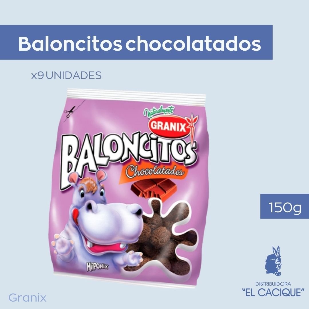 BALONC.CHOC. 9 X 150 Gr.GRANIX