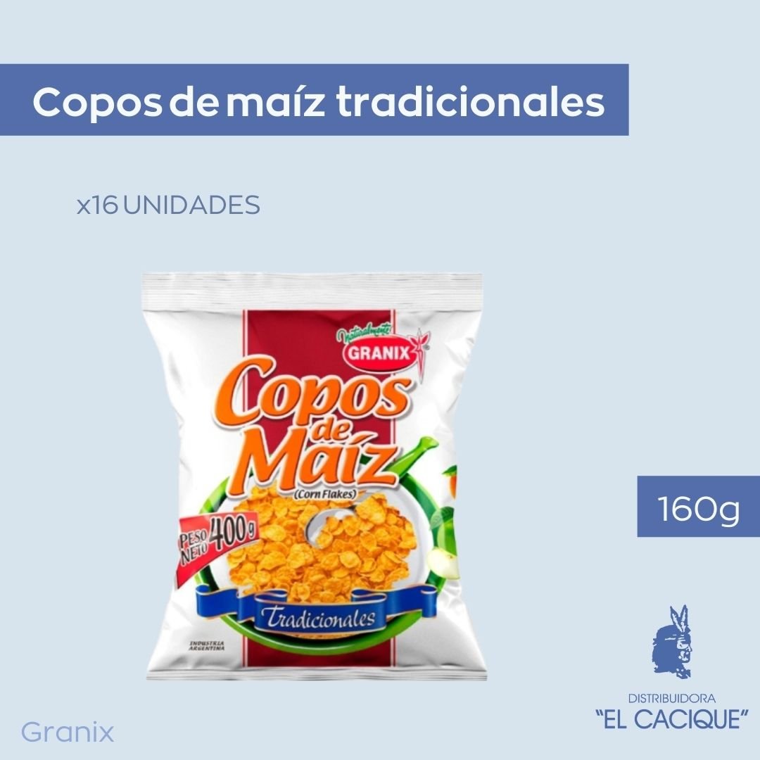 COPOS DE MAIZ 16 X 160 GRS. GRANIX
