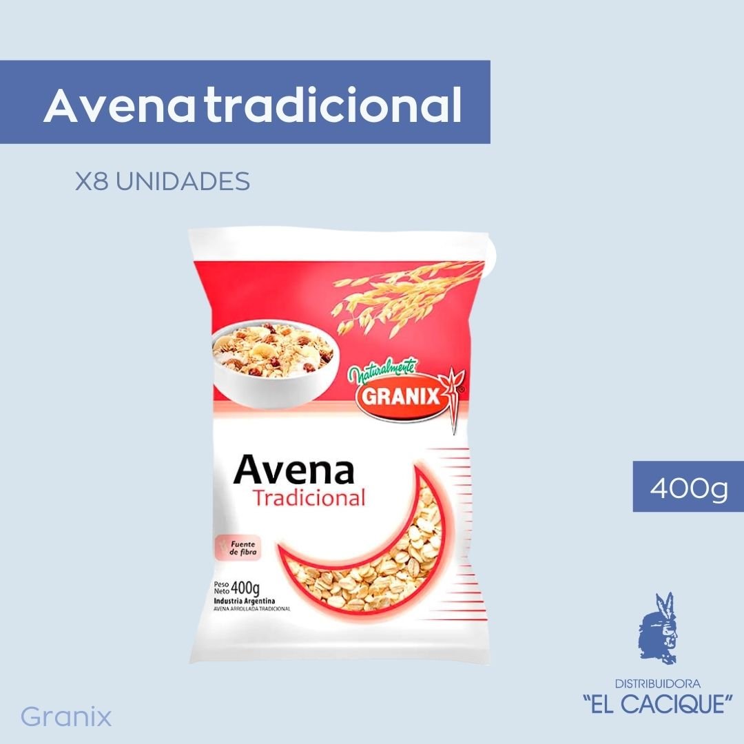 AVENA TRADICIONAL 8 X 400 Gr. GRANIX