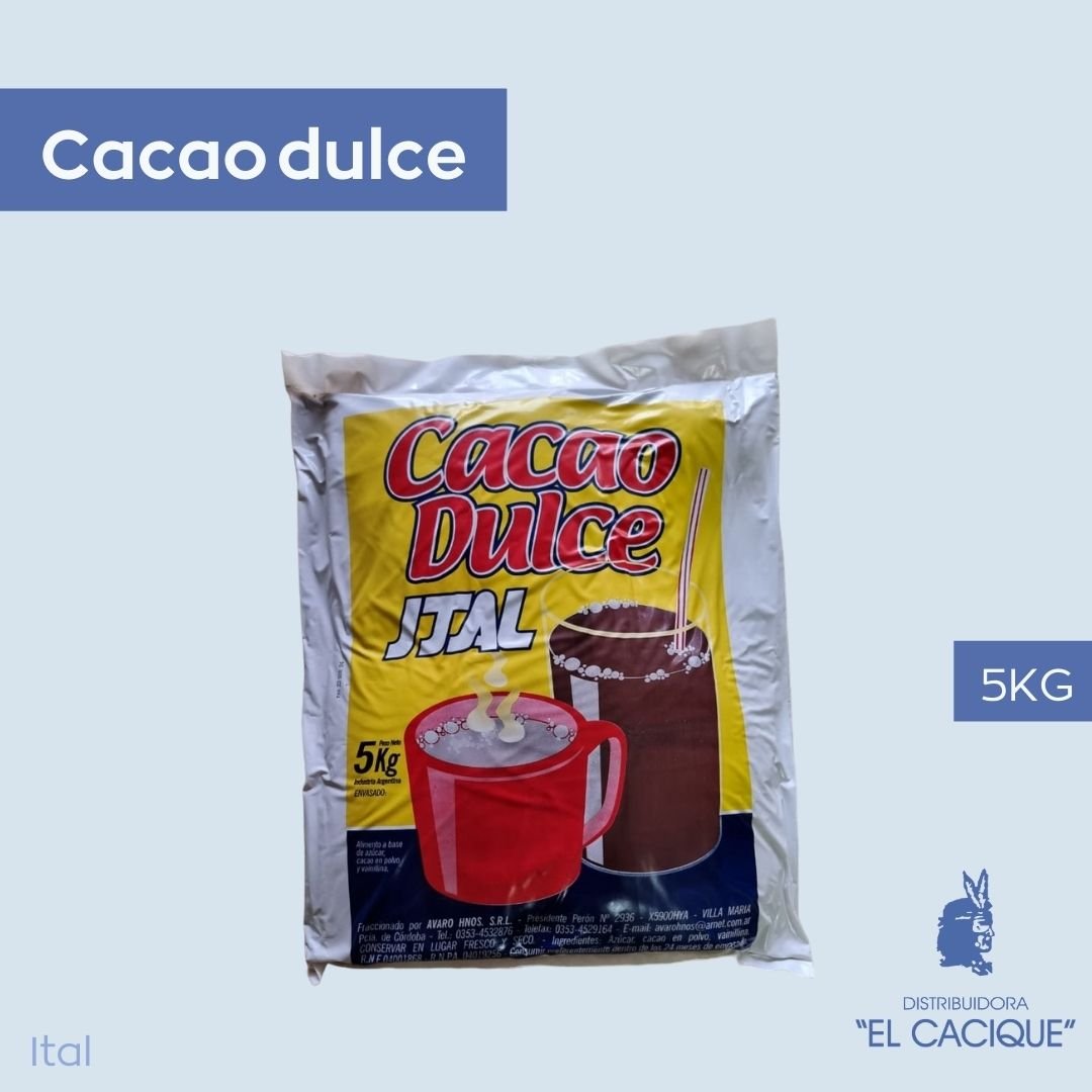 CACAO DULCE X 5 KGS. ITAL