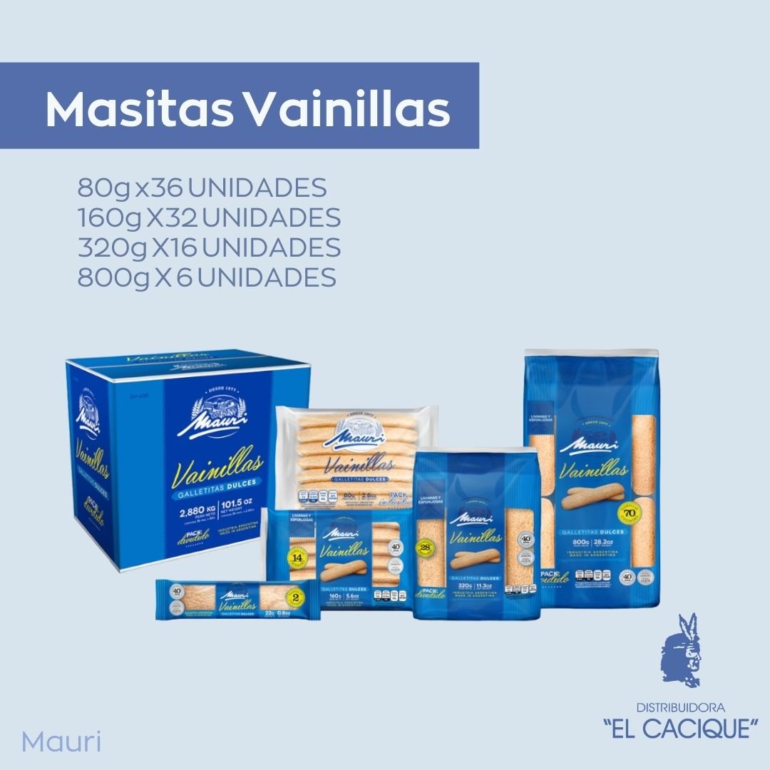 GALLET. VAINILLA MAURI 32 X 160 GR.