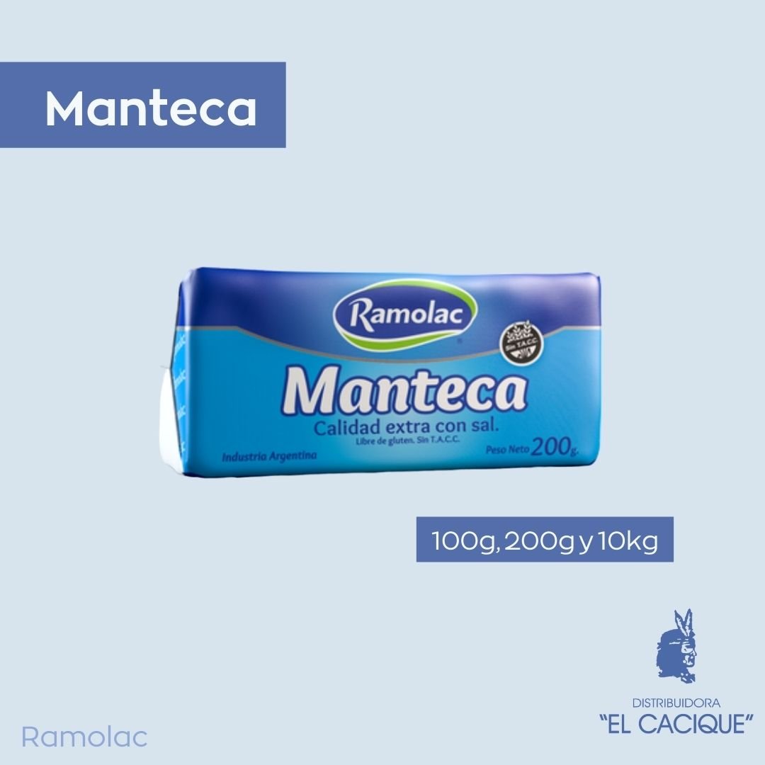 MANTECA  X 200 GRS. RAMOLAC.