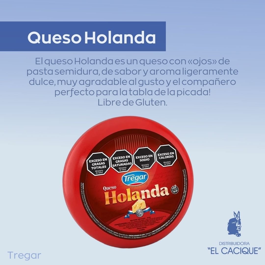 QUESO HOLANDA  HORMA TREGAR