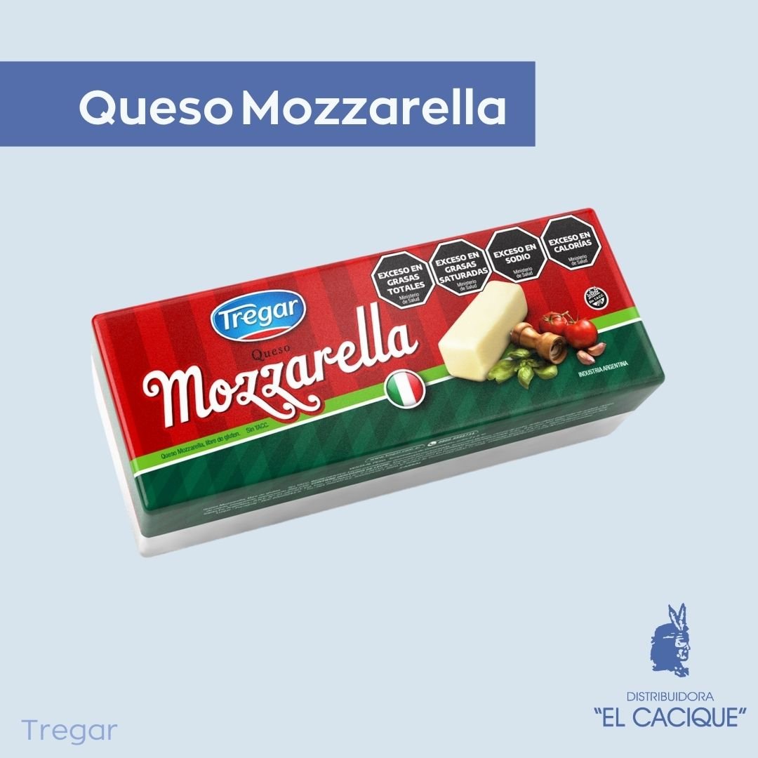 QUESO MOZZARELLA TREGAR.