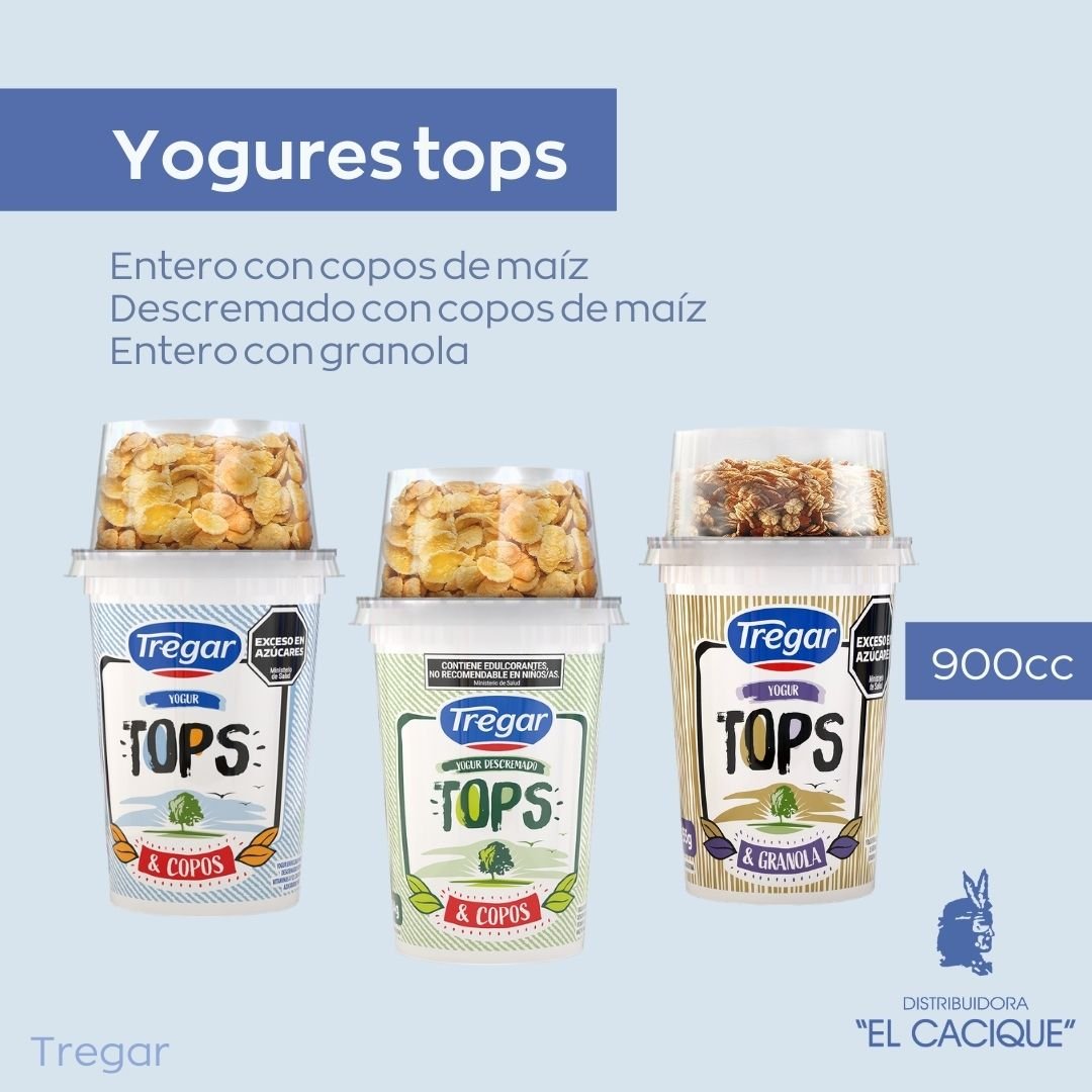 TOPS Entero Con Granola 18 x 155 GR. Tregar