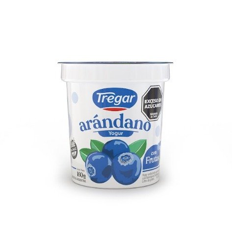YOGUR ENTERO ARANDANO 24 X 160 TREGAR
