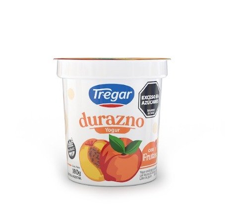 YOGUR ENTERO DURAZNO 24 x 160 TREGAR