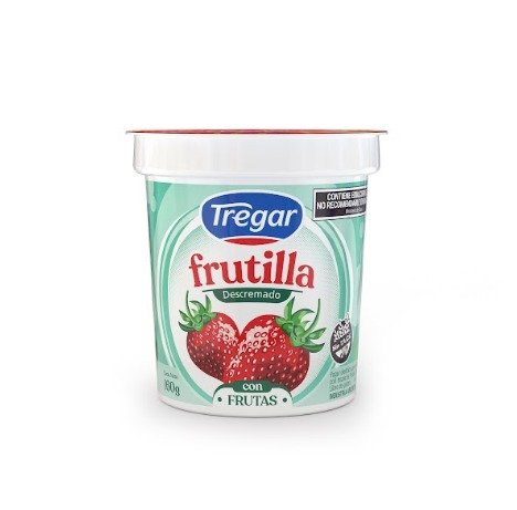 YOGUR DESC. c/frutas FRUTILLA 18/160 TREGAR