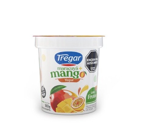 YOGUR ENTERO MANGO/MARACUYA 18 X 160 TREGAR