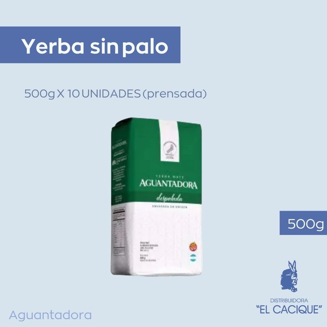 YERBA AGUANTADORA S/P prens. 10 x 500 Grs.